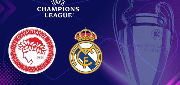 موعد مباراة ريال مدريد و أولمبياكوس في دوري أبطال أوروبا 2026 و القنوات الناقلة