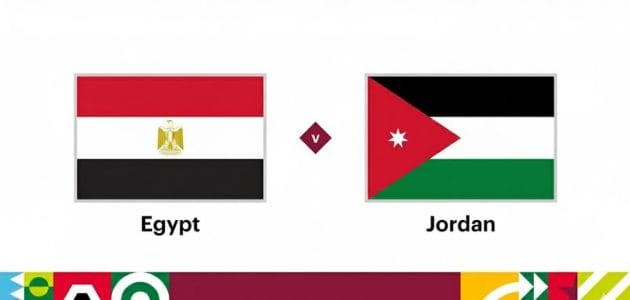 موعد مباراة مصر و الأردن في كأس العرب 2026 و القنوات الناقلة